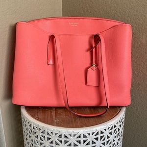 Large Margaux Leather Tote -Like New Condition